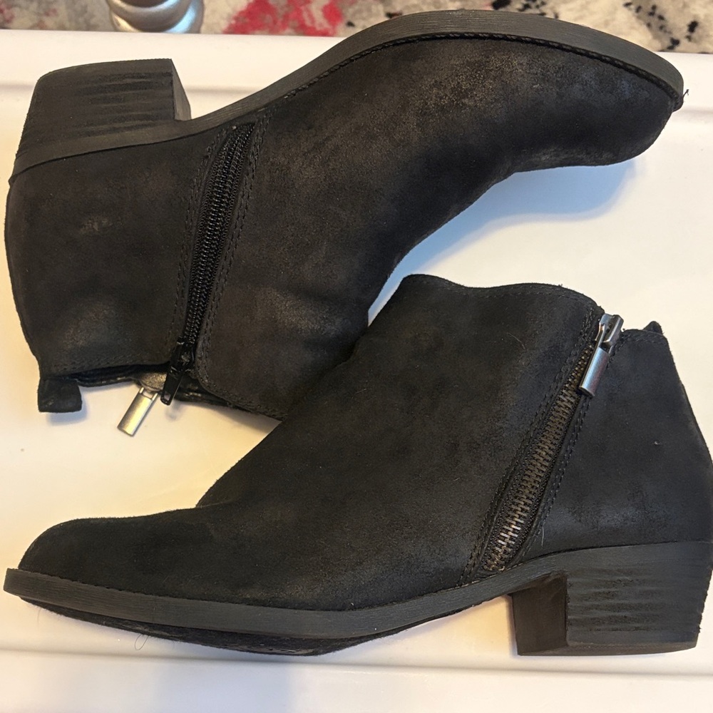 Carlos by Carlos Santana Black Ankle Boots